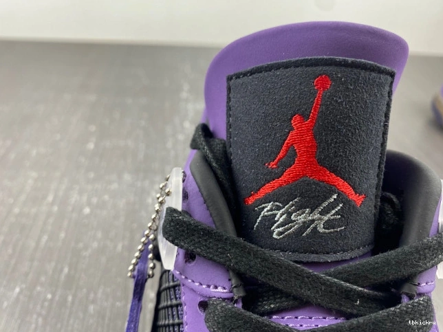 Rep TBK and 766296 Retro (Friends Travis 4 LN4 Purple Jordan Scott Family) 0808